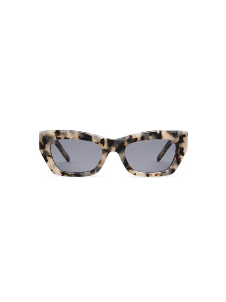 BANBÉ Black Cat-Eye Sunglasses with Cream Arms THE KELLY - BLACK-HAVANA TORT-DARK GREEN main image 3