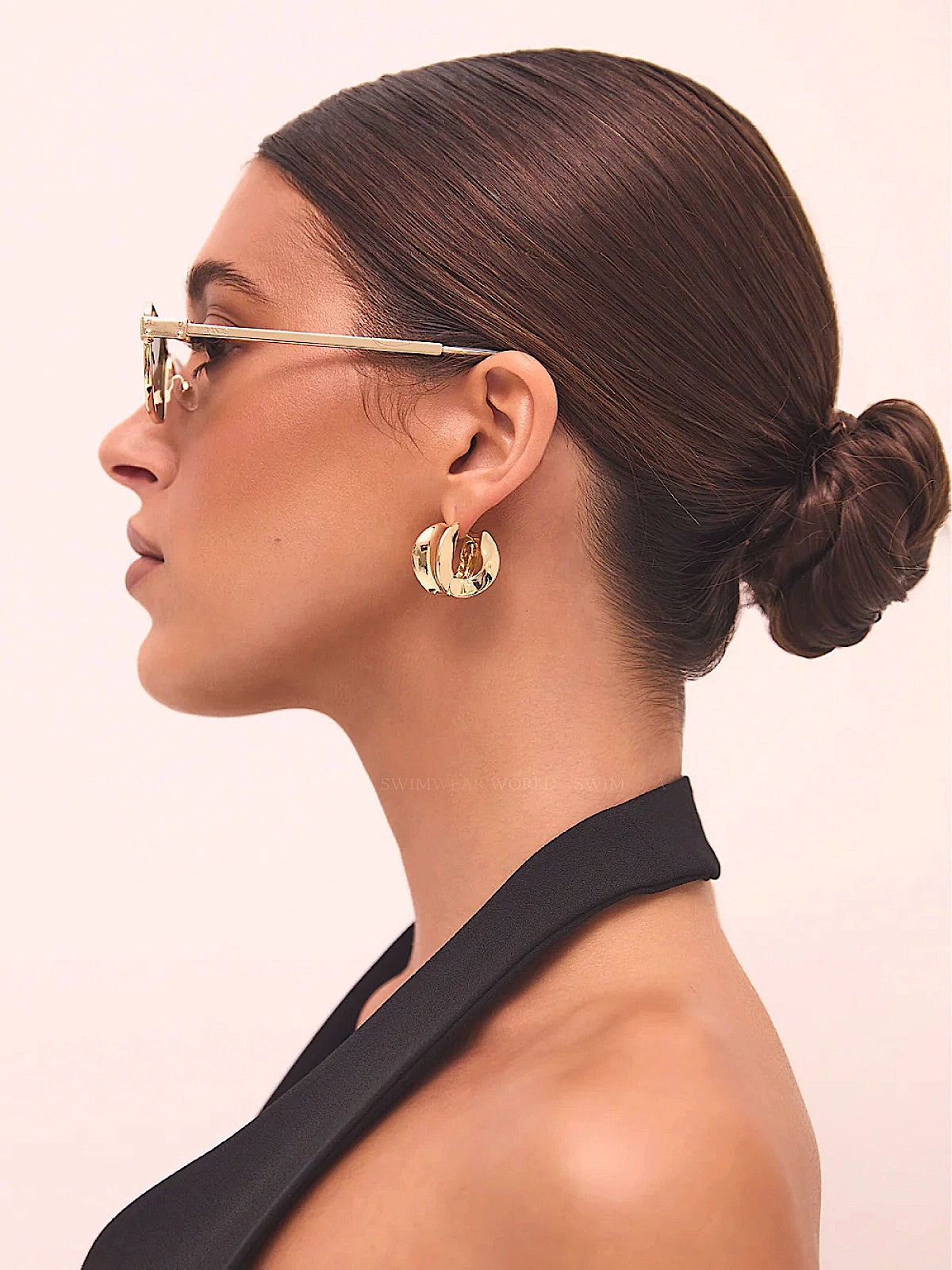 Banbe Eyewear: The Monroe Sunglasses (THEMONROE-GLDGRN)