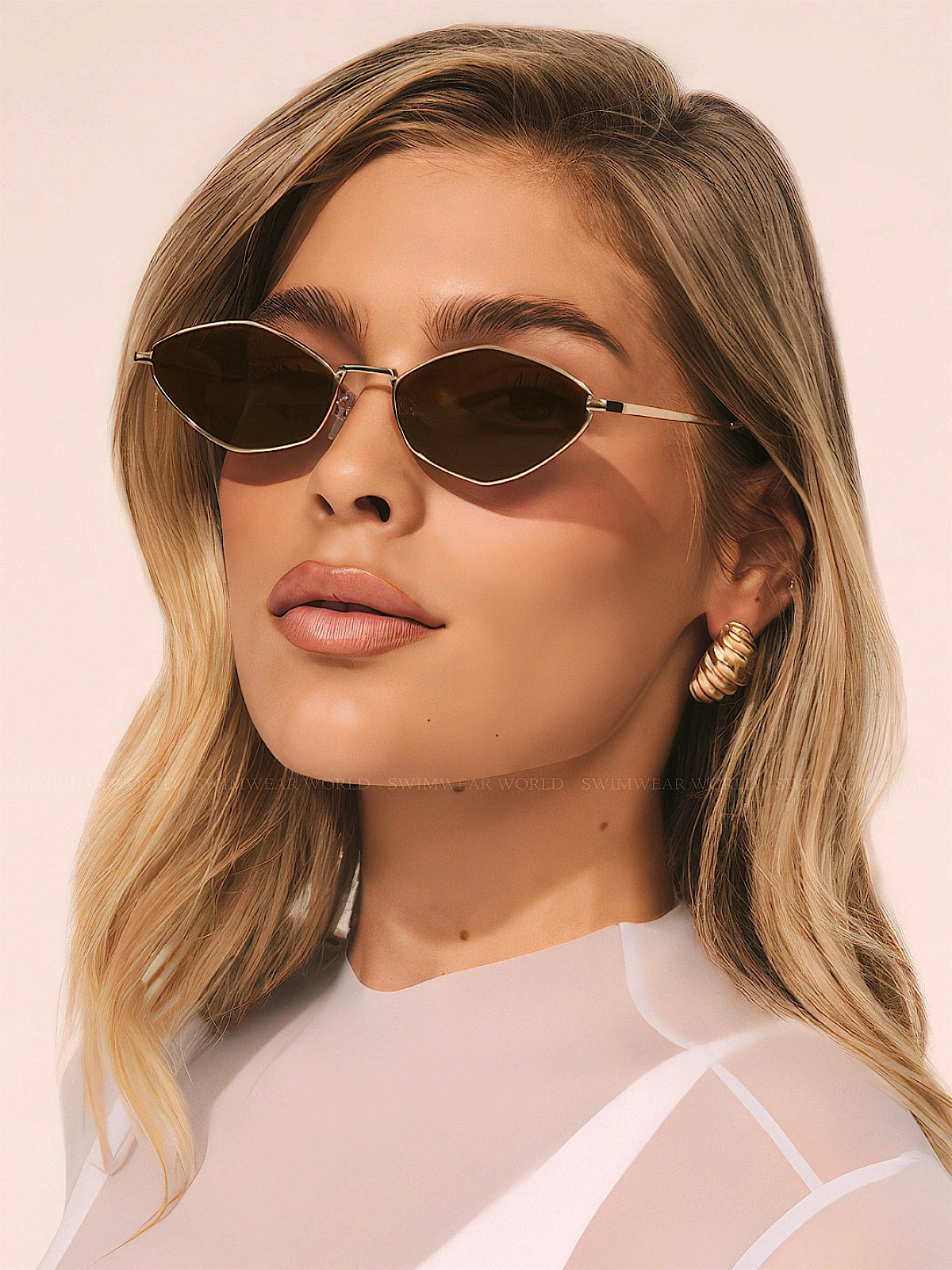 Banbe Eyewear: The Cooper Sunglasses (B-1208-GLDBRW)