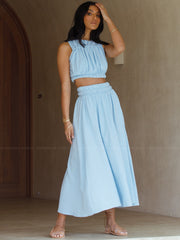 Girl and the Sun: Colette-Ember Maxi Skirt (GS739T-SKBL-GS738S-SKBL)