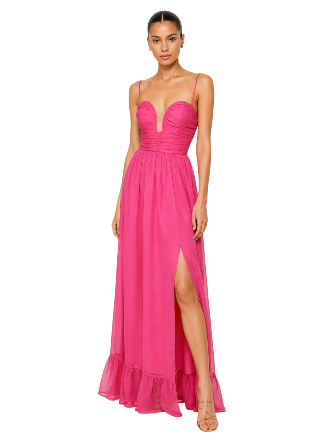 strapless open back dress Line and Dot: Dorsay Maxi Dress (LD5652B) M