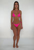Luli Fama: Ring Seamless Triangle-Ring Seamless Ruched Back Tie Side Bikini (L868M21-008-L868J02-008)