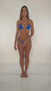Luli Fama: Link Triangle-Seamless Ruched Back Tie Side Bikini (L87421P-340-L874J02-340)