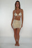 Luli Fama: Scrunched Up Mini Skirt (L878J74-014)