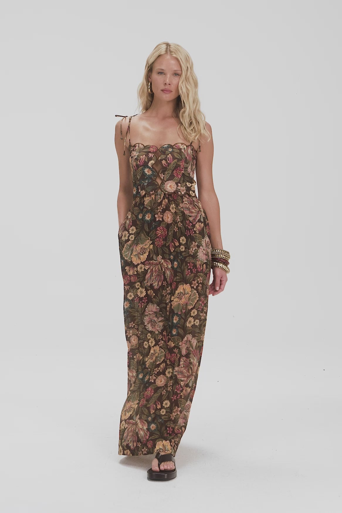 Agua Bendita: Julia Maxi Dress (23120)
