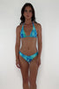 Luli Fama: Triangle Halter-Seamless Ruched Back Bikini (L83273P-111-L83252P-111)