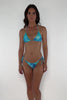 Luli Fama: Crystallized Seamless Triangle-Seamless Ruched Back Bikini (L83221C-111-L8322PC-111)