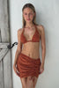 Luli Fama: Scrunched Up Mini Skirt (L847J74-007)