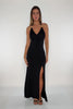 Luli Fama: Ring Halter Long Dress (L877U88-001)