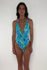 Luli Fama: Front Twist Halter One-Piece (L832K23-111)