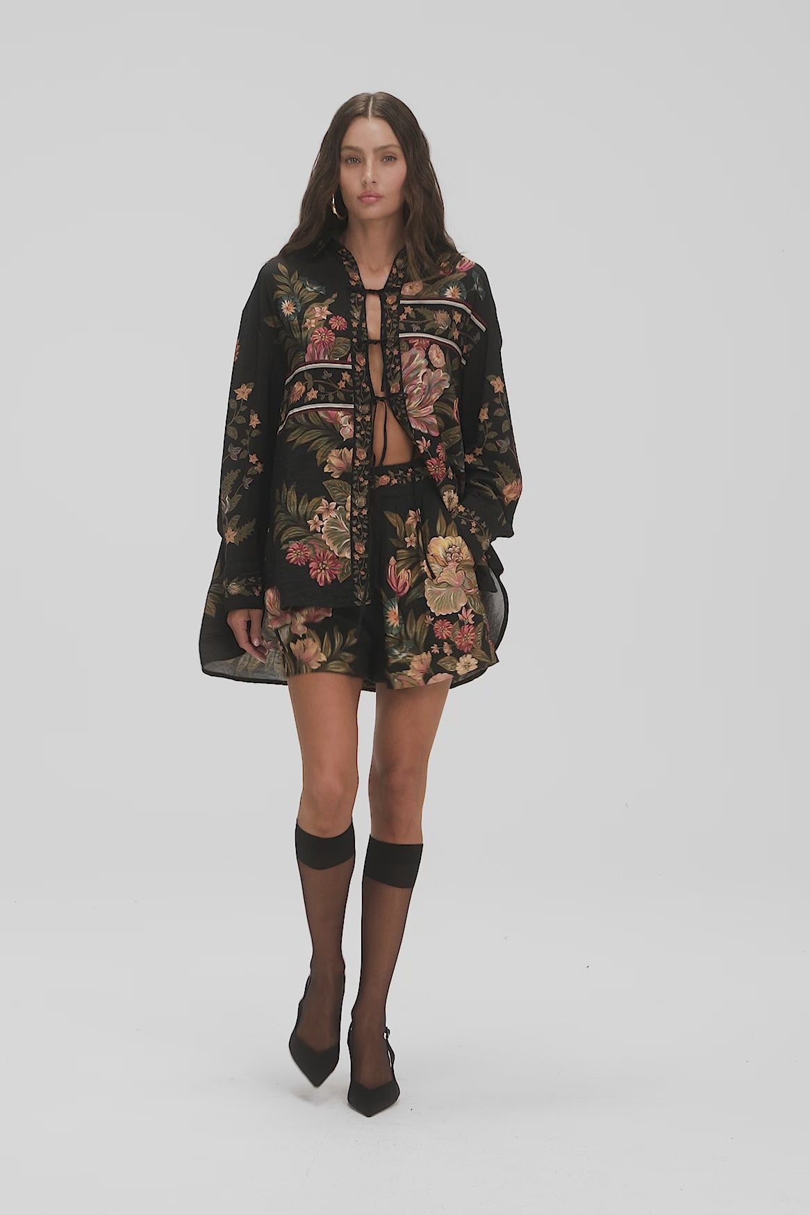 Agua Bendita: Swan Shirt-Lia Short (22192-22191)