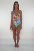 Luli Fama: Ruched Front One-Piece (L880G24-111)